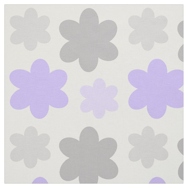 Lila Lavendel-Blume Stoff (Muster)