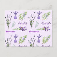 Lila Lavendel-Blume und Lavendelbänder
