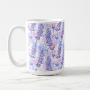Lila Lavendel Blumen Ästhetik Cottagecore  Kaffeetasse