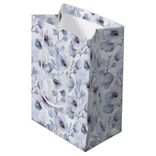 Lila Lavendel Blumen Hochzeitsdusche Mittlere Geschenktüte
