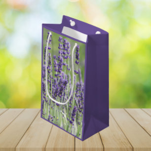 Lila Lavendel Blüten Kleine Geschenktüte