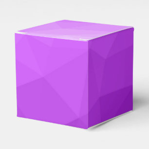 Lila Lavendel Farbverlauf geometrisches Maschenmus Geschenkschachtel