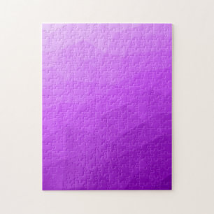 Lila Lavendel Farbverlauf geometrisches Maschenmus Puzzle
