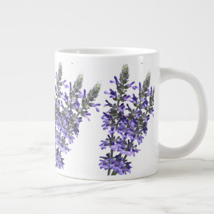 Lila Lavendel Herb Blume auf Keramik Jumbo-Tasse