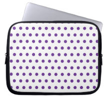 Lila-lavendel Punkte-Muster Weiß