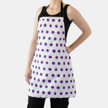 Lila-lavendel Punkte-Muster Weiß