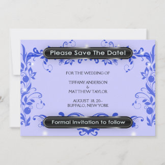 Lila Lavendel Reben Save the Date