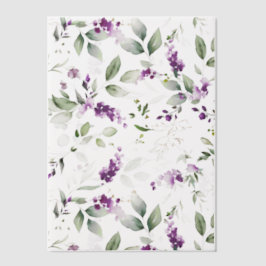 Lila Lavendel- und Grünflächen-Vellum Overlay