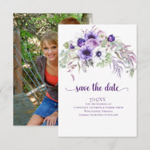 Lila Lavendel Weiße Blumige Fotografie Hochzeitsei