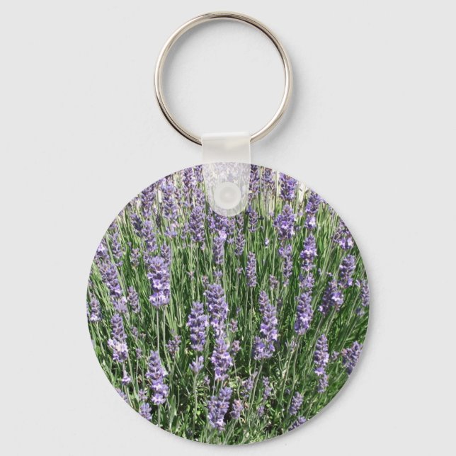 Lila Lavender Delight Schlüsselanhänger (Vorderseite)
