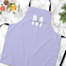 Lila Lavender Minimalistische Eleganmonogramm