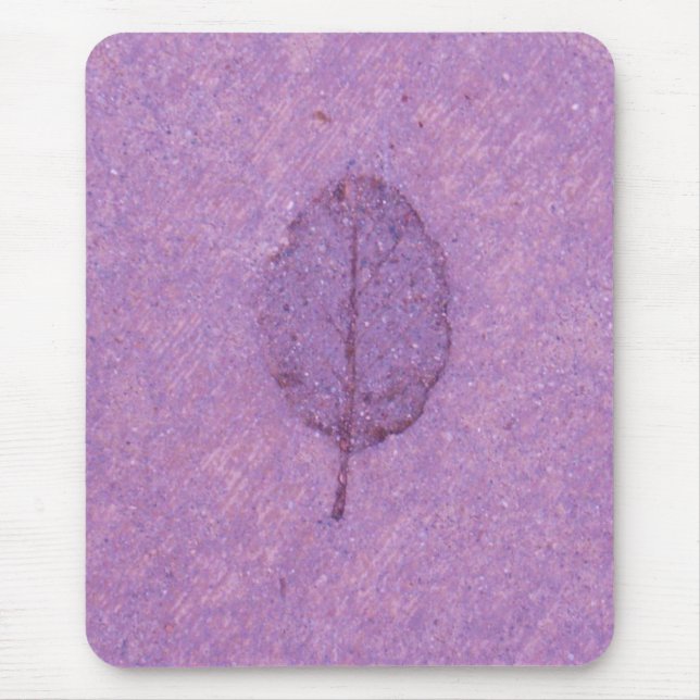 Lila Leaf-Fossil Mousepad (Vorne)
