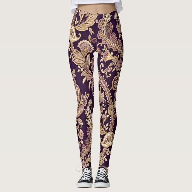 Lila Leggings (Vorderseite)