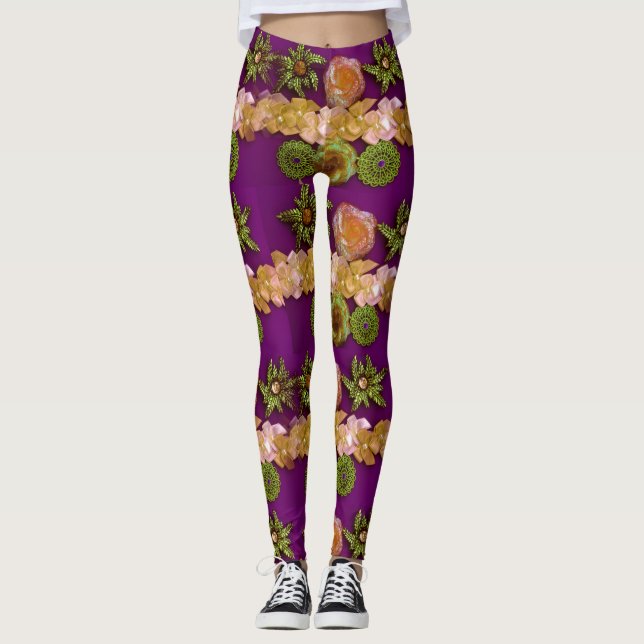 Lila Leggings (Vorderseite)
