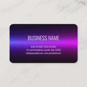 Lila Leichtmetalllook Visitenkarte