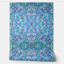 Lila Leidenschaft Abstrakt Art Peel & Stick