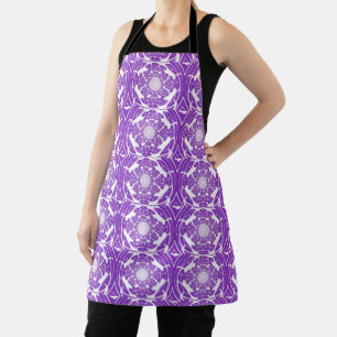 Lila Leidenschaft Dimensional Muster Schürze