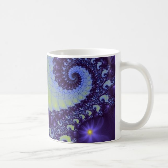 Lila Leidenschaft Kaffeetasse (Rechts)