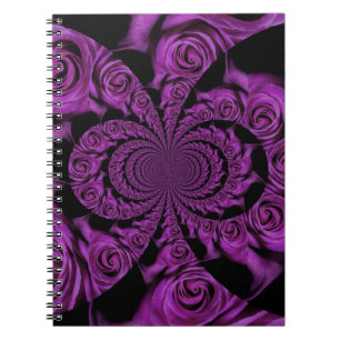 Lila Leidenschaft: Royal Romance Rose Notizblock