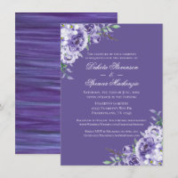 Lila Leidenschaft | Violet Lavendel Plum Brushstro