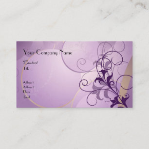 Lila Leidenschafts-Geschäfts-Karte Visitenkarte