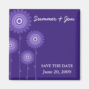 LILA LEIDUNG SAVE THE DATE MAGNET