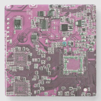 Lila Leiterplattenplatine