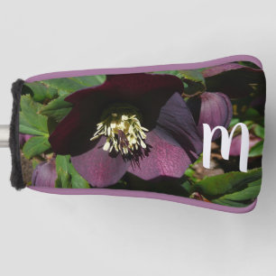 Lila Lenten Rose Ostern Blume Golf Headcover