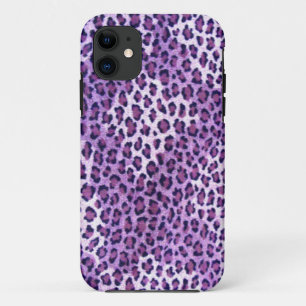 Lila Leopard-Druck Iphone 5S Kasten 11 Hülle