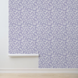 Lila Leopard Druck Tapete
