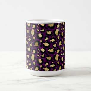 Lila Leopard/Gepard-Tasse Kaffeetasse