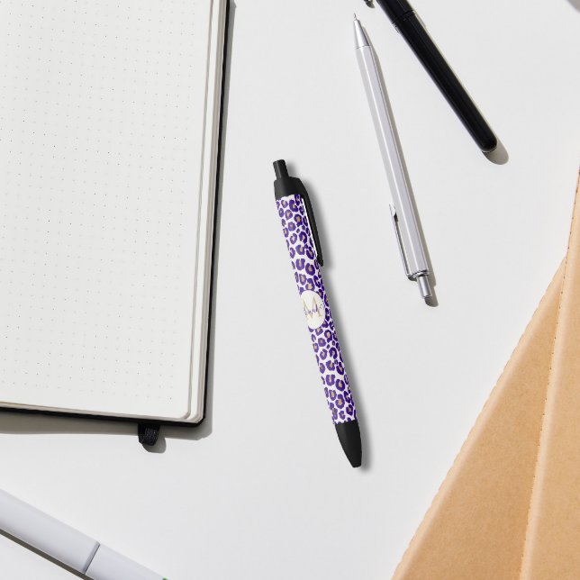 Lila Leopard-Muster Kugelschreiber (Von Creator hochgeladen)