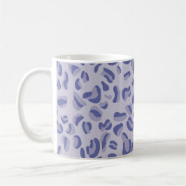 Lila Leopard Pattern Lavendel Kaffeetasse