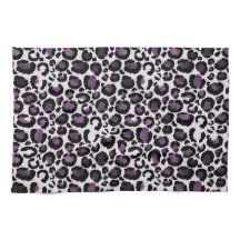 Lila Leopardendruck