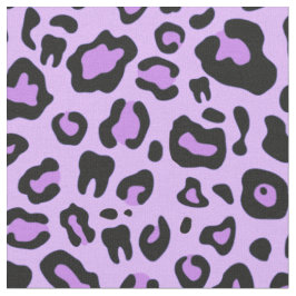 Lila Leopardendruck Stoff