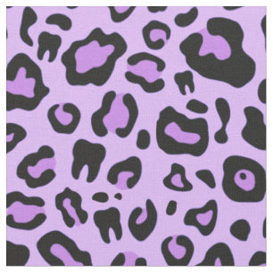 Lila Leopardendruck Stoff