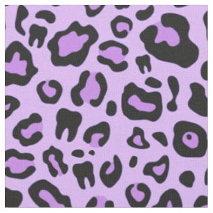 Lila Leopardendruck Stoff