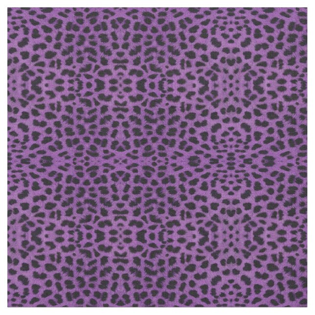 Lila Leopardrucke Stoff (Nahaufnahme)