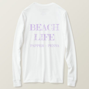 Lila Leuchtturm; Damenhemd T-Shirt