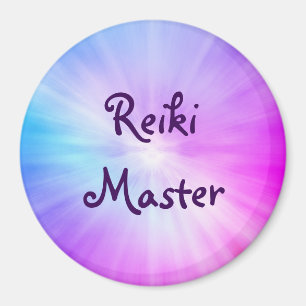 Lila Licht, Reiki Master Design Magnet
