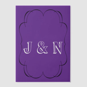 Lila, lichtdurchlässiges Vellum