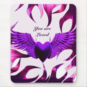Lila Liebe_ Mousepad