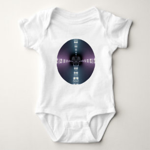 Lila Lied Baby Strampler