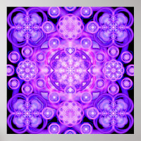 Lila Lights Mandala