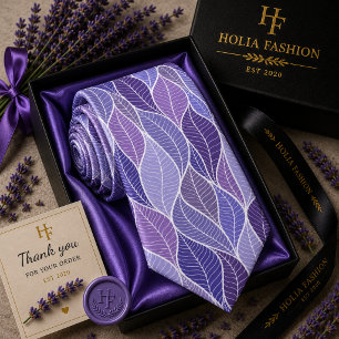 Lila-lila Halsband Krawatte