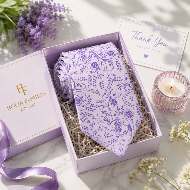 Lila-lila Halsband Krawatte (Von Creator hochgeladen)