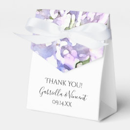 Lila Lilac Blume Wasserfarbenhochzeit Geschenkschachtel