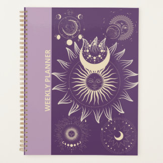 LILA/LILAC BOHO DESIGN WEEKLY PLANNER PLANER