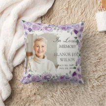 Lila Lilac Floral Picture Funerake Keepake