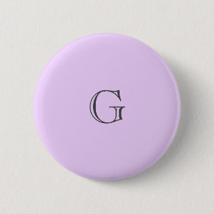 Lila Lilac-Hintergrund in Solid Color Button